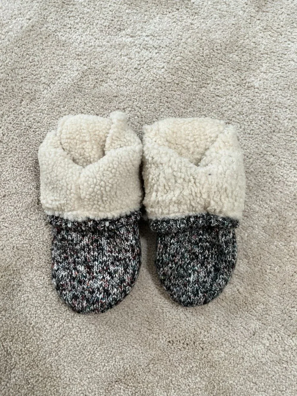 New Bombas Sherpa Lined Gripper Bootie Black Slippers Unisex M W9-11.5, M7-9.5